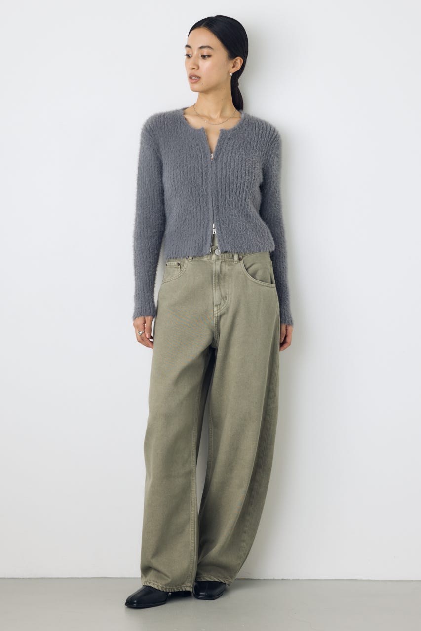 AZUL DENIM カラーワイドデニム KHA 24inch