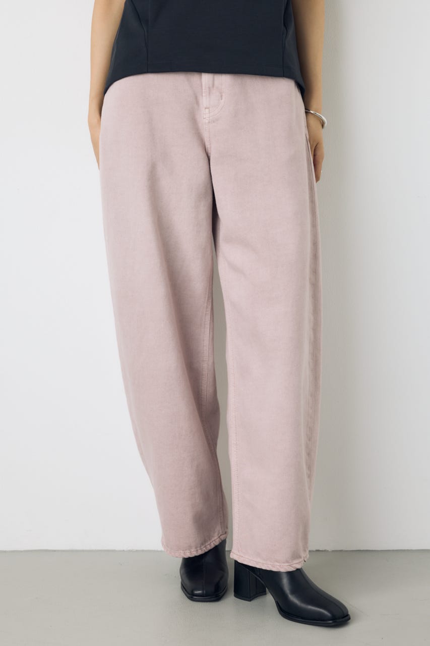 AZUL DENIM カラーワイドデニム PNK 25inch