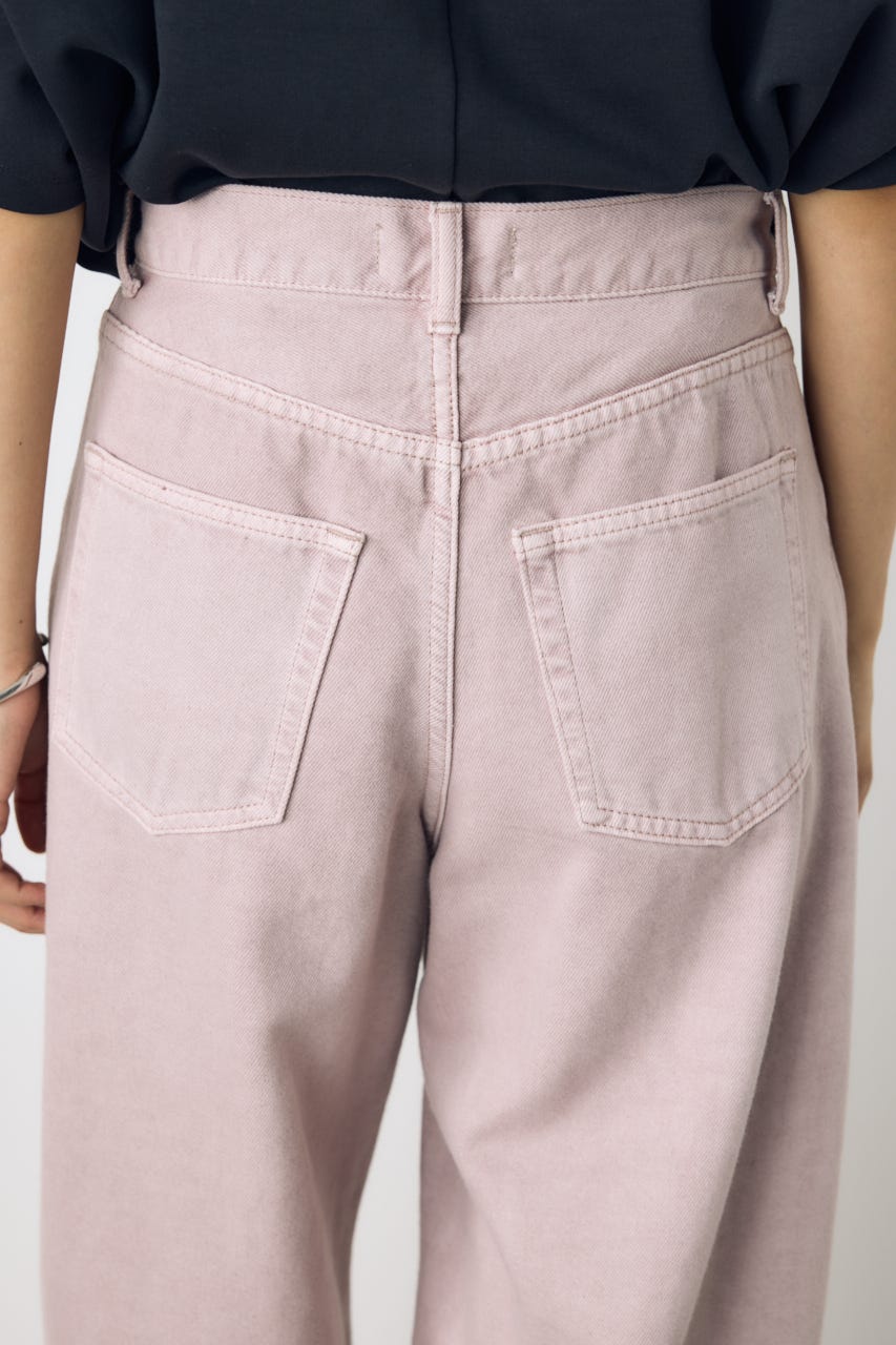 AZUL DENIM カラーワイドデニム PNK 25inch