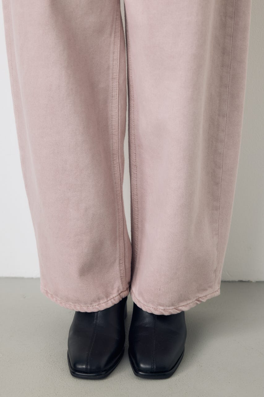 AZUL DENIM カラーワイドデニム PNK 25inch