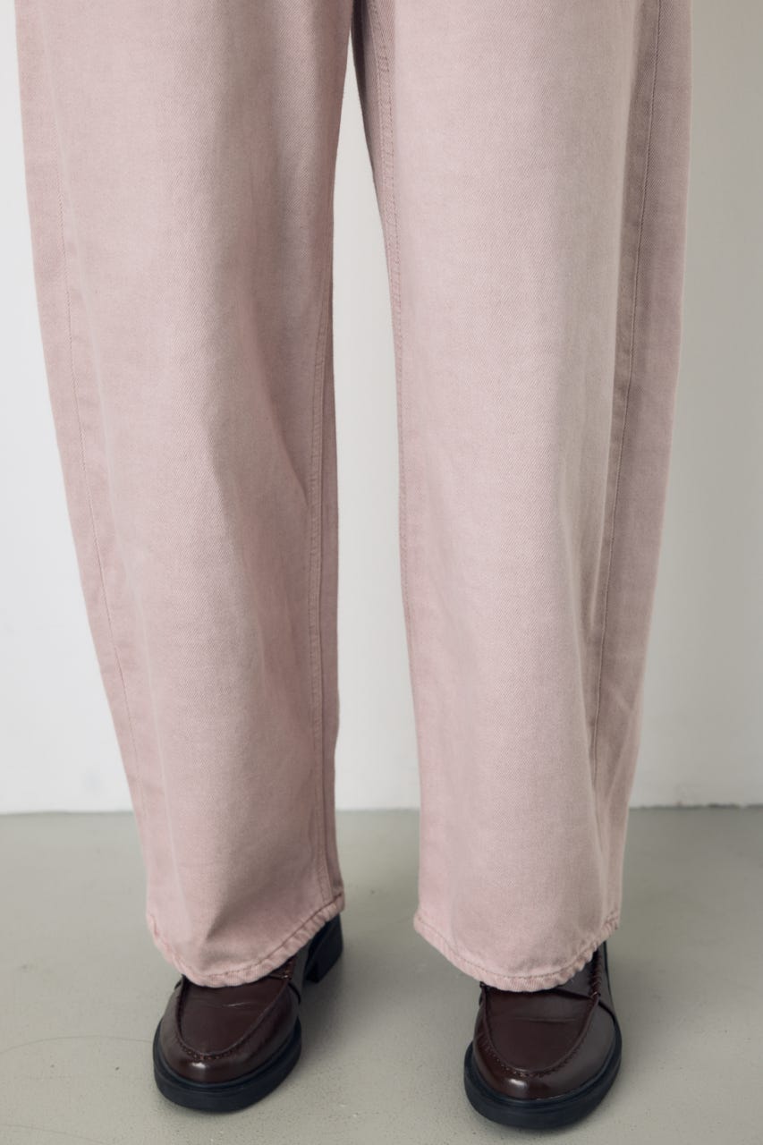 AZUL DENIM カラーワイドデニム PNK 25inch