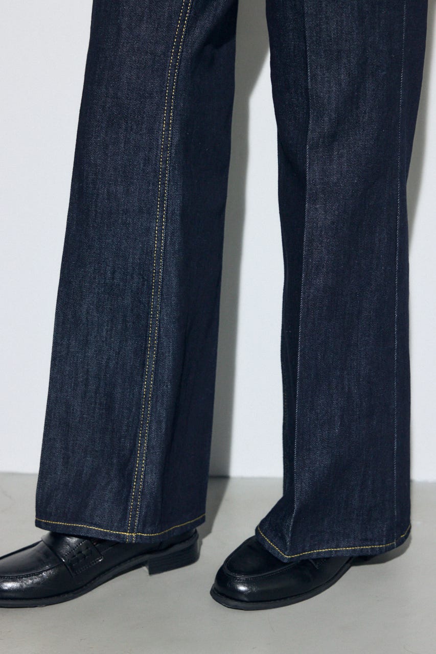 AZUL DENIM センタープレスフレアデニム One Wash 25inch