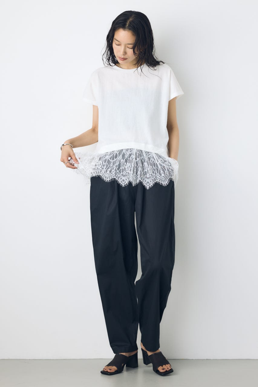 AZUL BY MOUSSY | ライトコットンカーブワイドパンツ (パンツ ) |SHEL