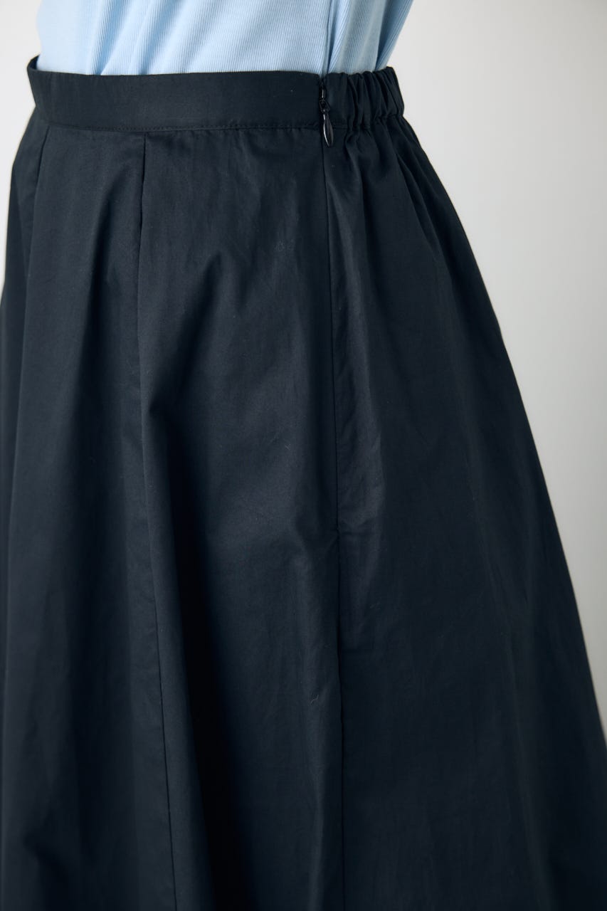 ライトコットンフレアスカート BLK M