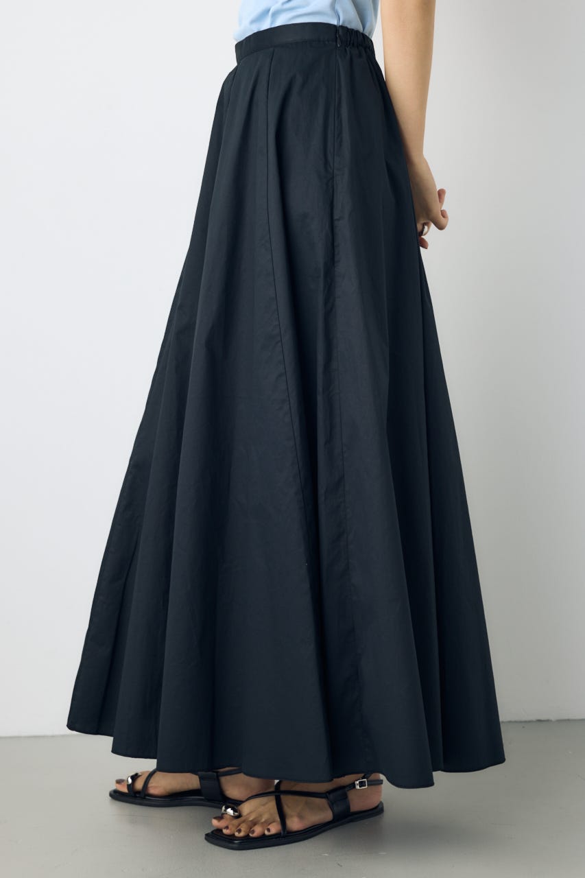 ライトコットンフレアスカート BLK M