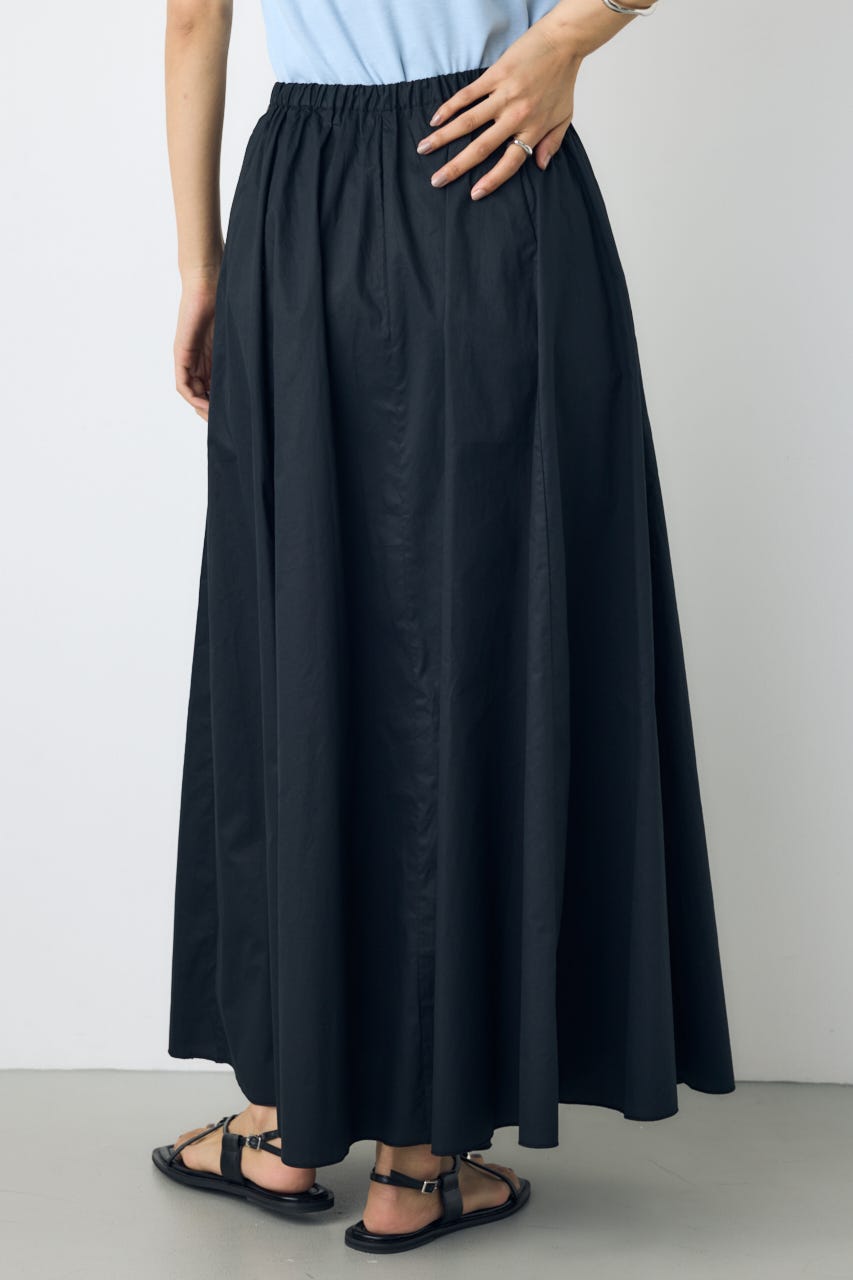 ライトコットンフレアスカート BLK M