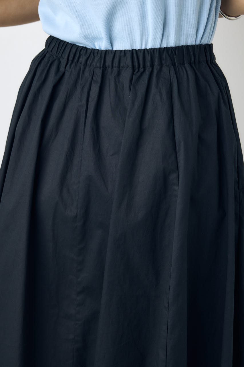 ライトコットンフレアスカート BLK M