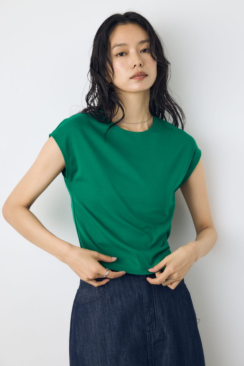 クロップドTEE GRN M