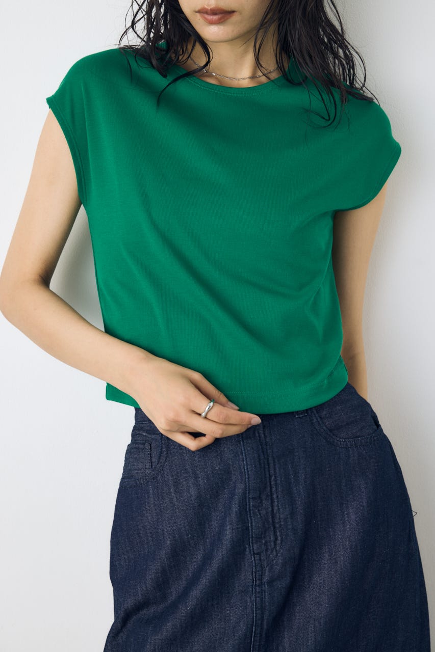クロップドTEE GRN M