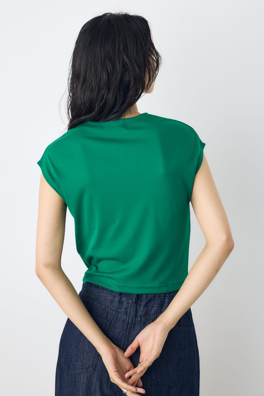 クロップドTEE GRN M