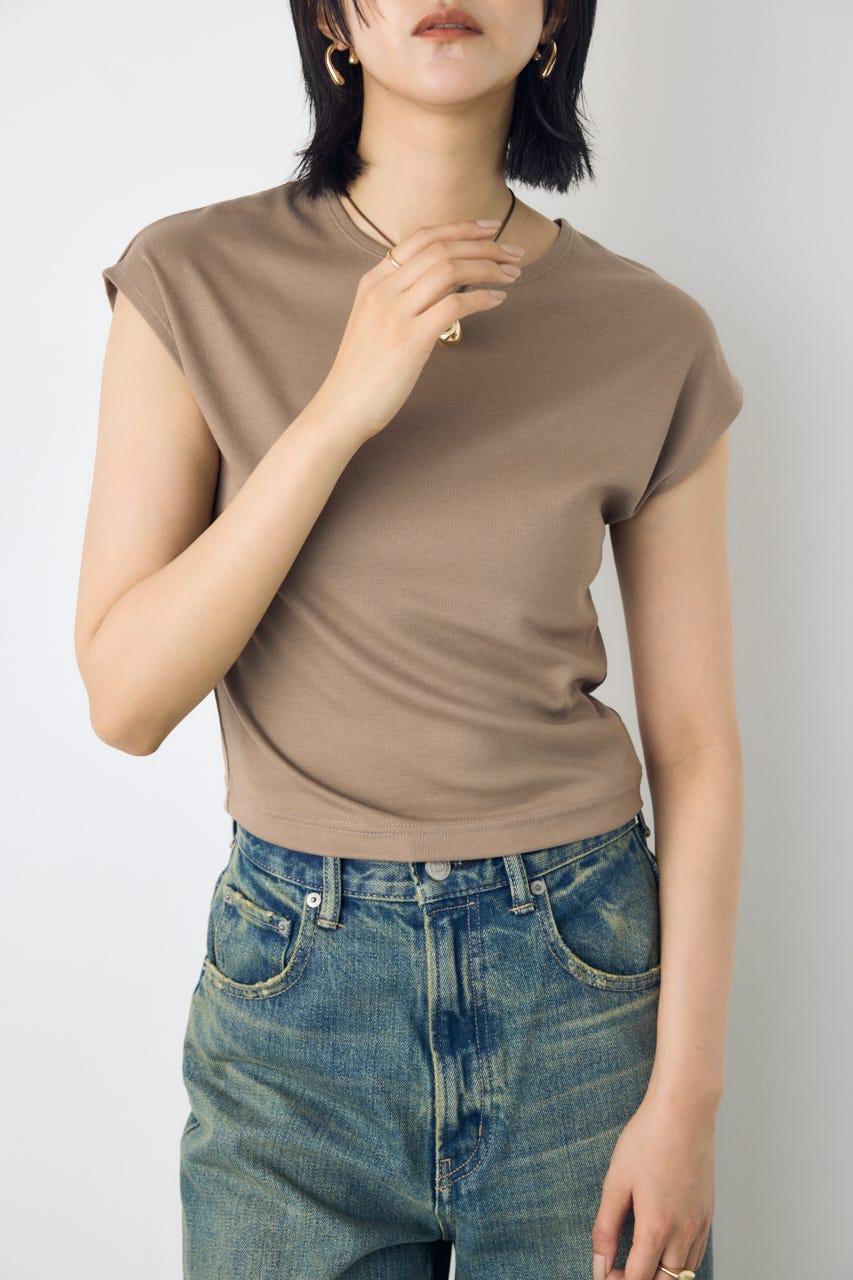 クロップドTEE MOCHA M