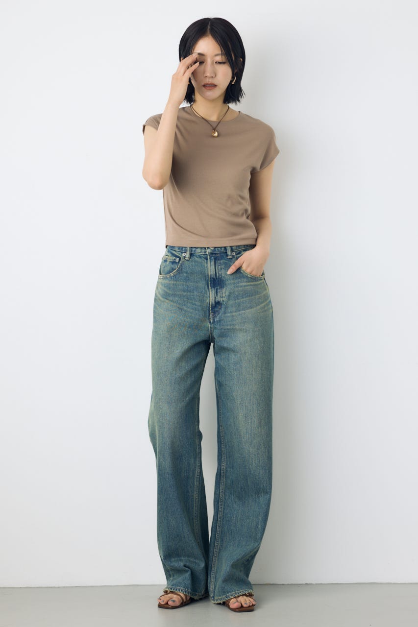 クロップドTEE MOCHA M
