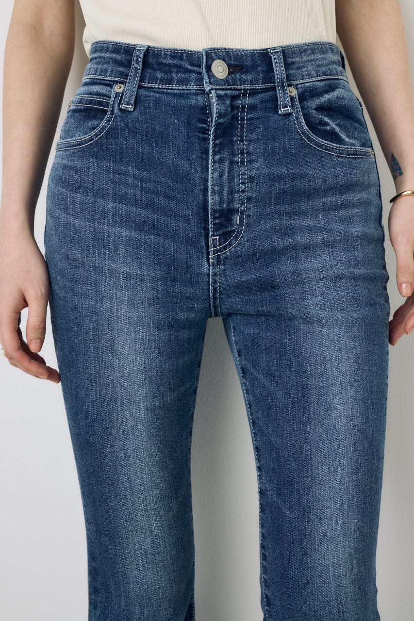 AZUL DENIM フレアデニム BLU M