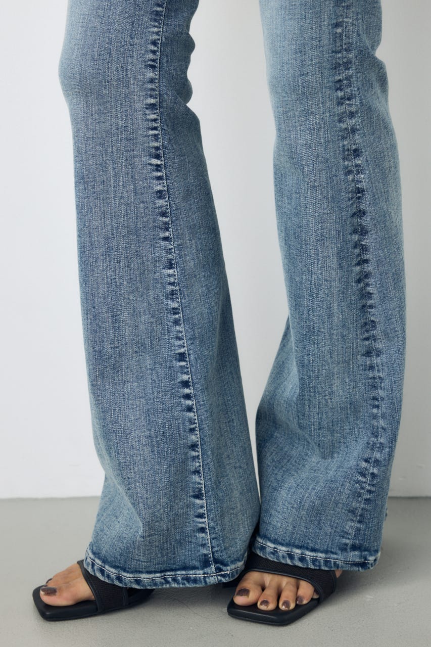 AZUL DENIM フレアデニム L/BLU XS