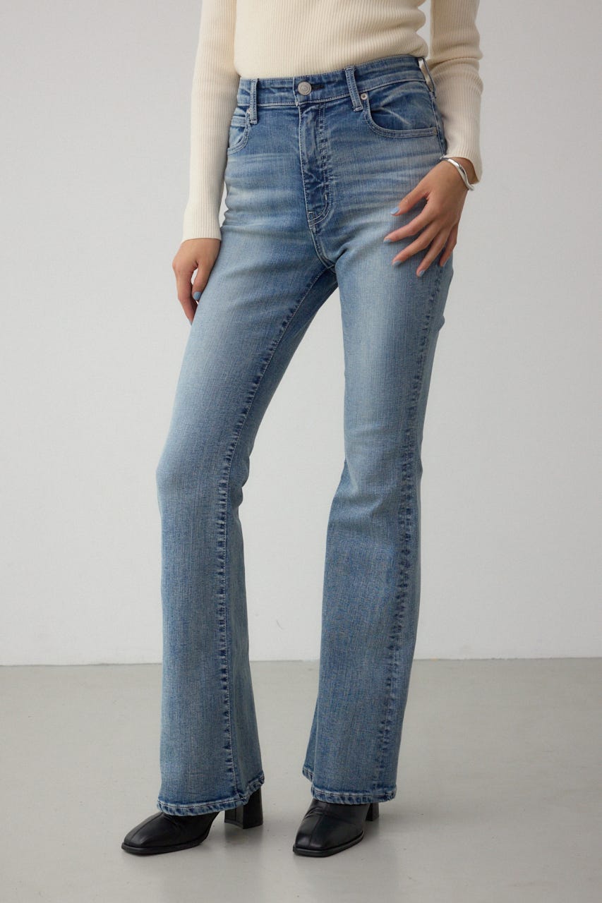 AZUL DENIM フレアデニム L/BLU XS