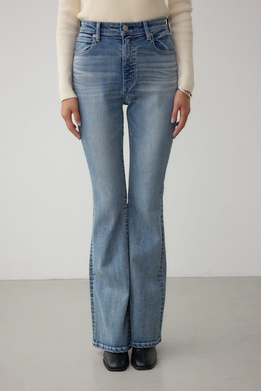 AZUL DENIM フレアデニム L/BLU XS