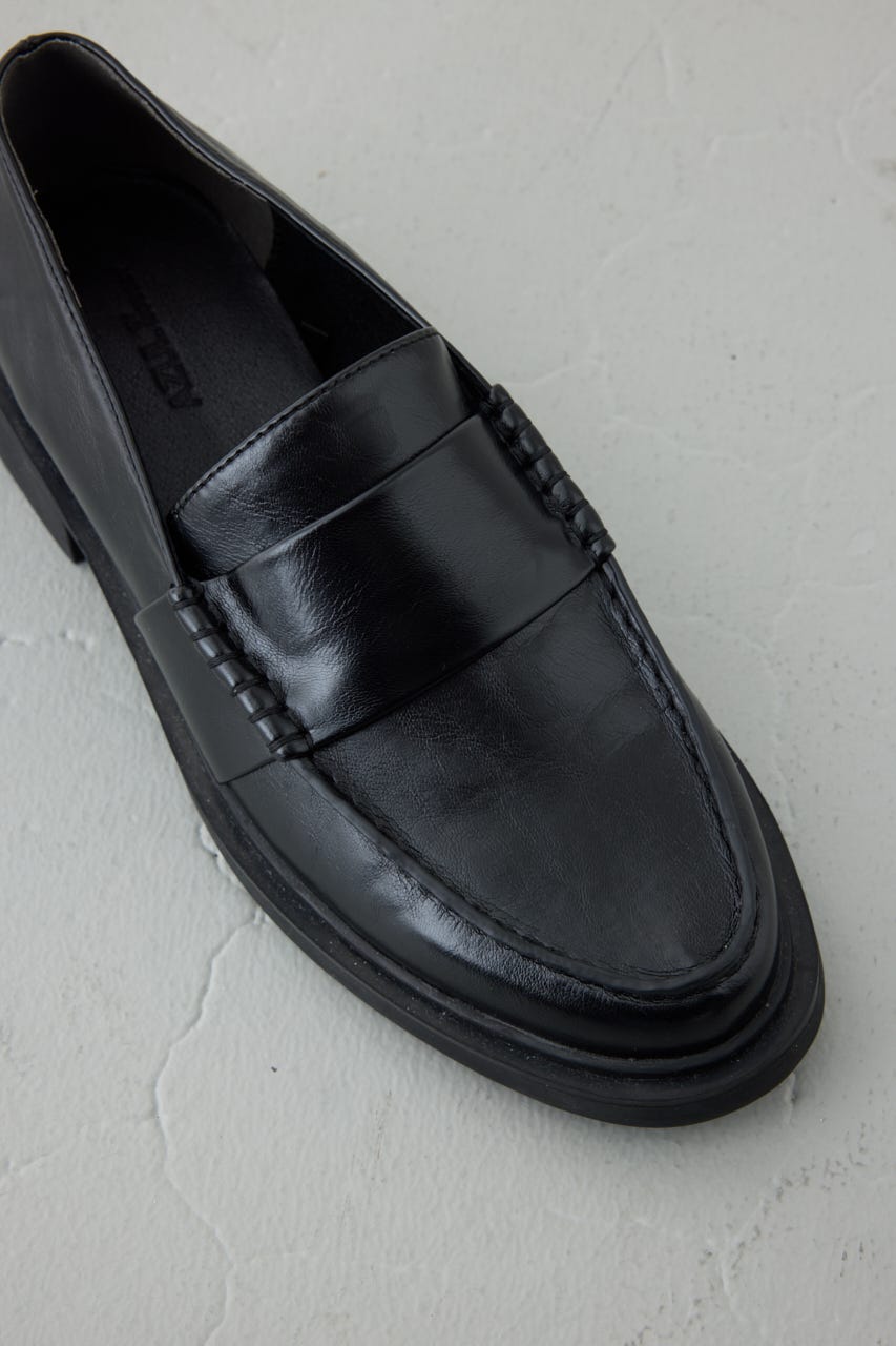 【AW先行アイテム】プレーンローファー BLK M