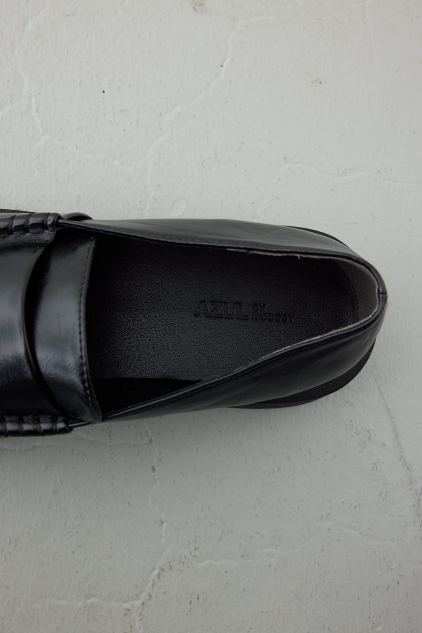 【AW先行アイテム】プレーンローファー BLK M