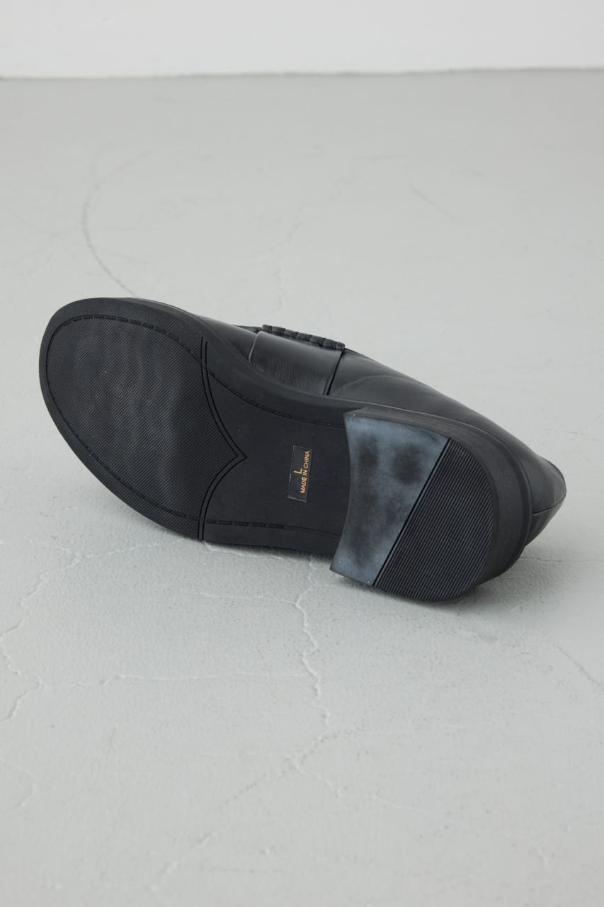 【AW先行アイテム】プレーンローファー BLK M