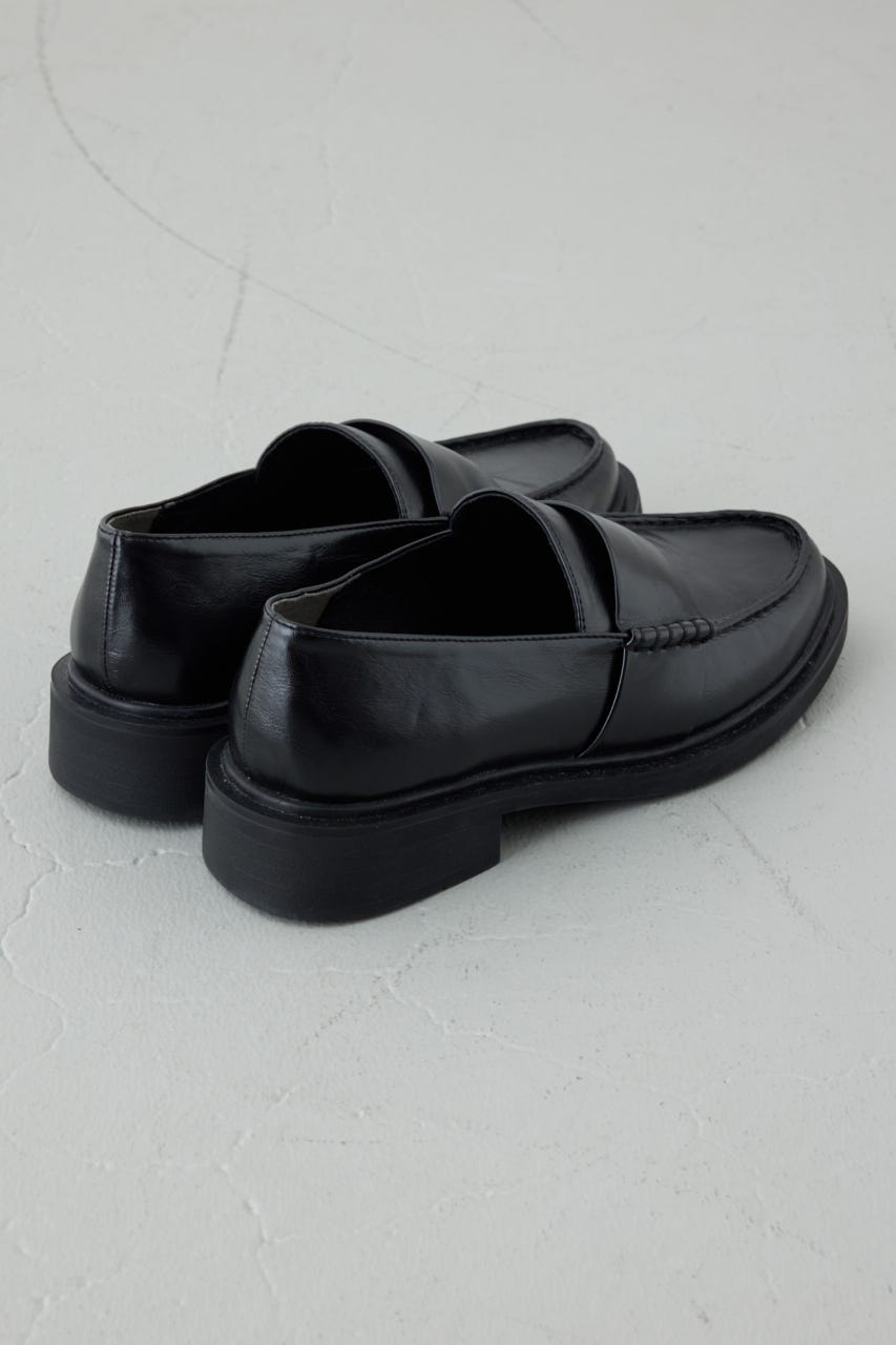 【AW先行アイテム】プレーンローファー BLK M