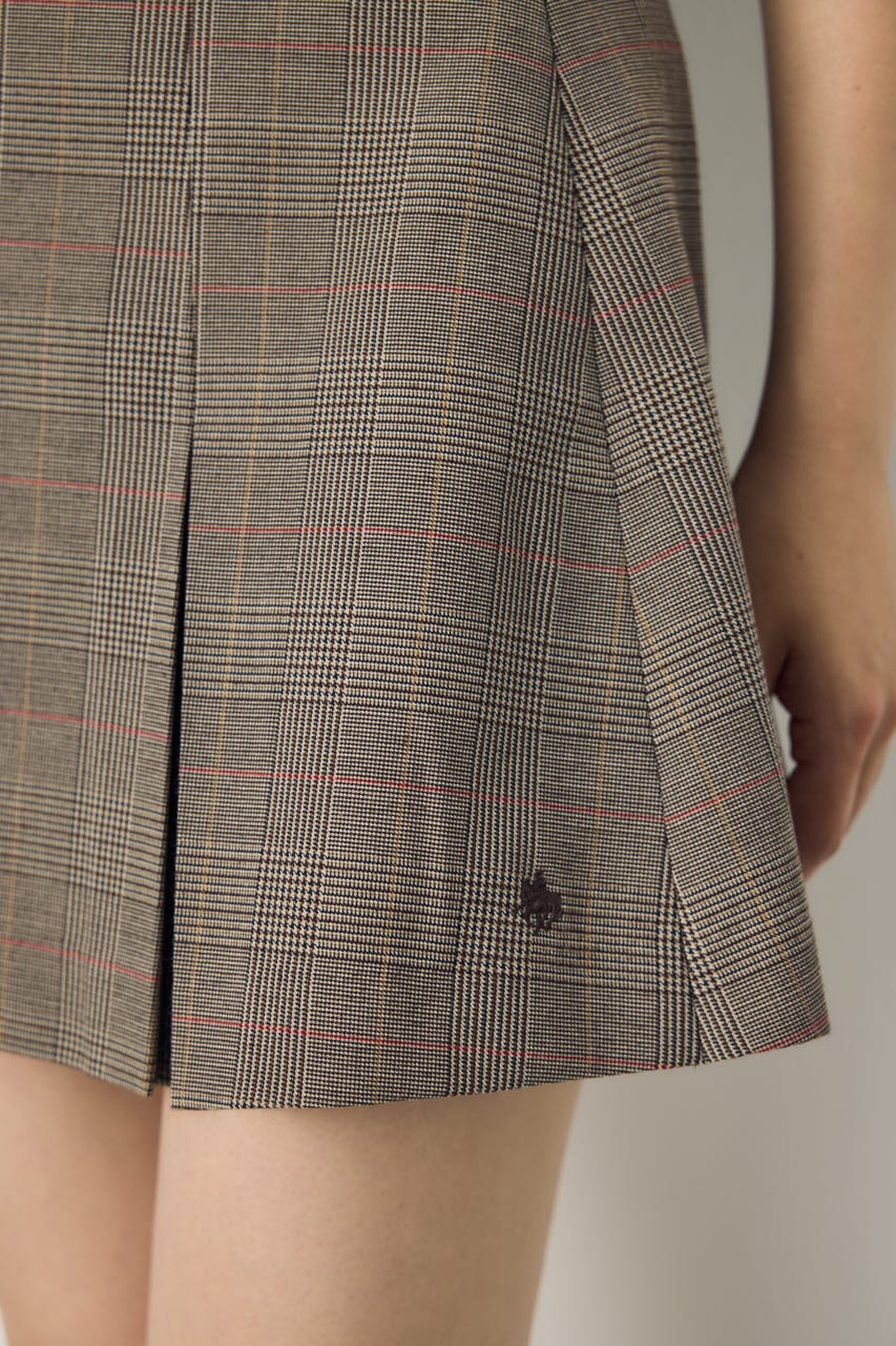 ＜先行予約＞【POLO BCS×AZUL】ミニスコート Glen Check FREE