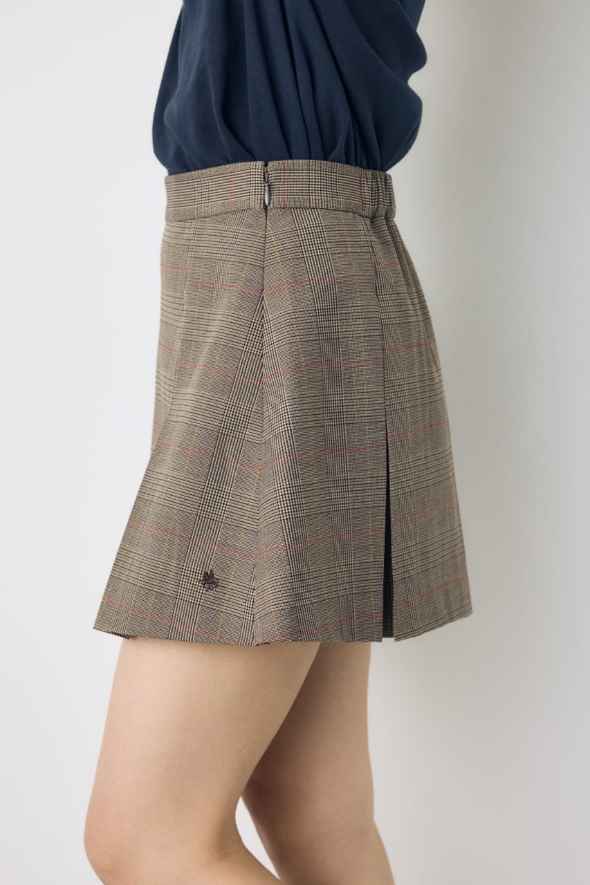 ＜先行予約＞【POLO BCS×AZUL】ミニスコート Glen Check FREE