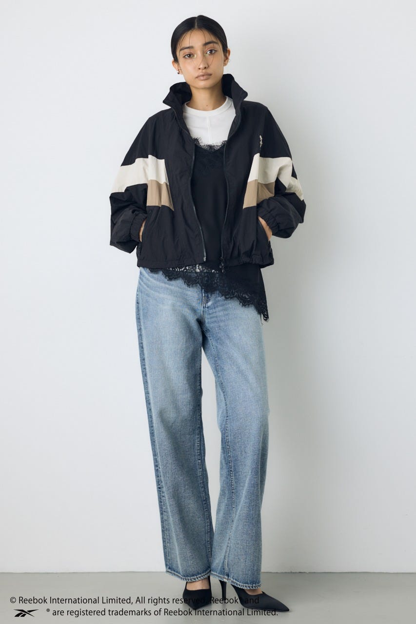 【REEBOK×AZUL】ナイロントラックジャケット BLK L