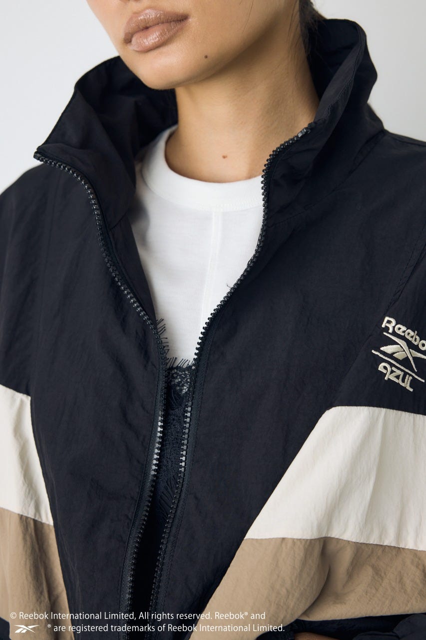 【REEBOK×AZUL】ナイロントラックジャケット BLK L