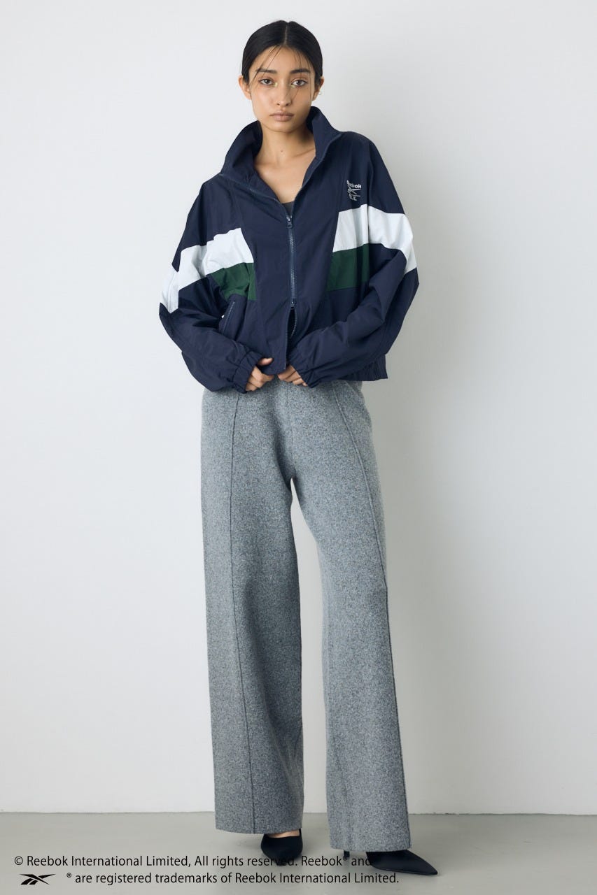 【REEBOK×AZUL】ナイロントラックジャケット NVY L