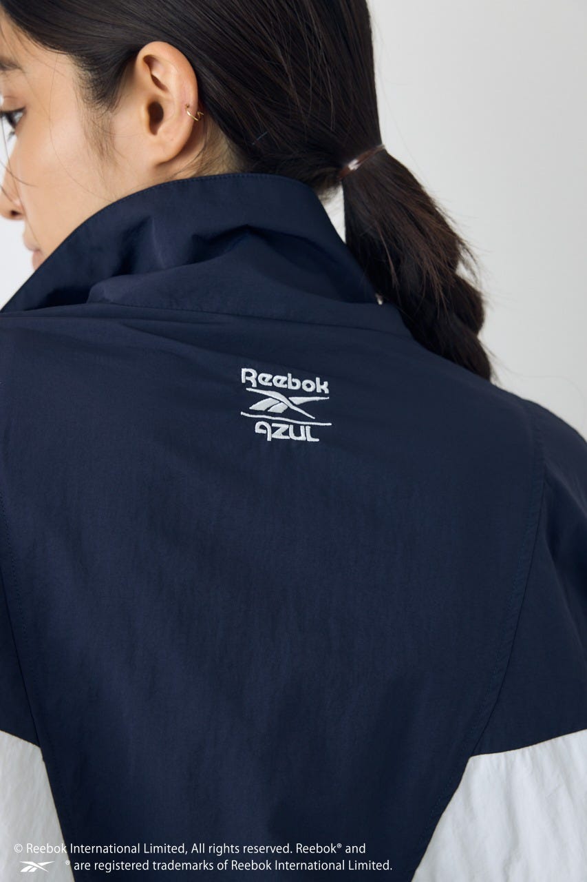 【REEBOK×AZUL】ナイロントラックジャケット NVY L