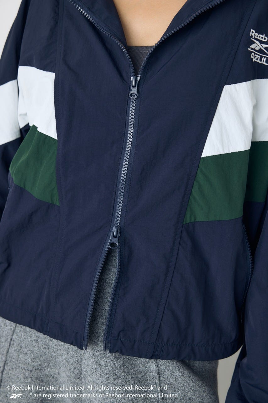 【REEBOK×AZUL】ナイロントラックジャケット NVY L