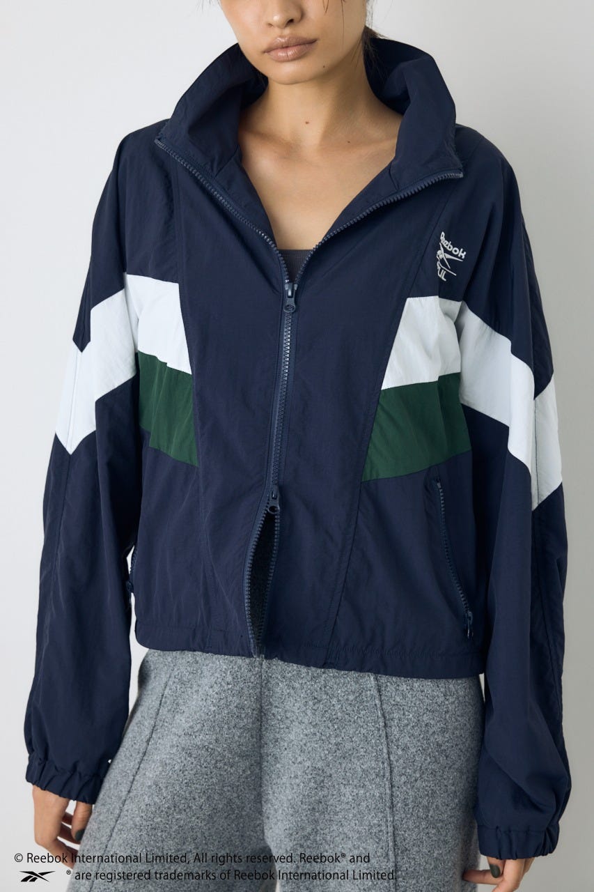 【REEBOK×AZUL】ナイロントラックジャケット NVY L
