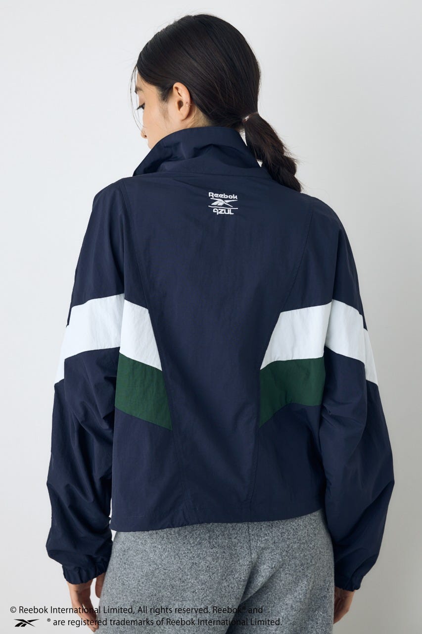【REEBOK×AZUL】ナイロントラックジャケット NVY L