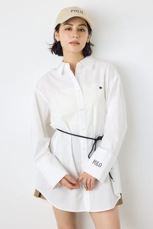 ＜先行予約＞【POLO BCS×AZUL】シャツミニワンピース
