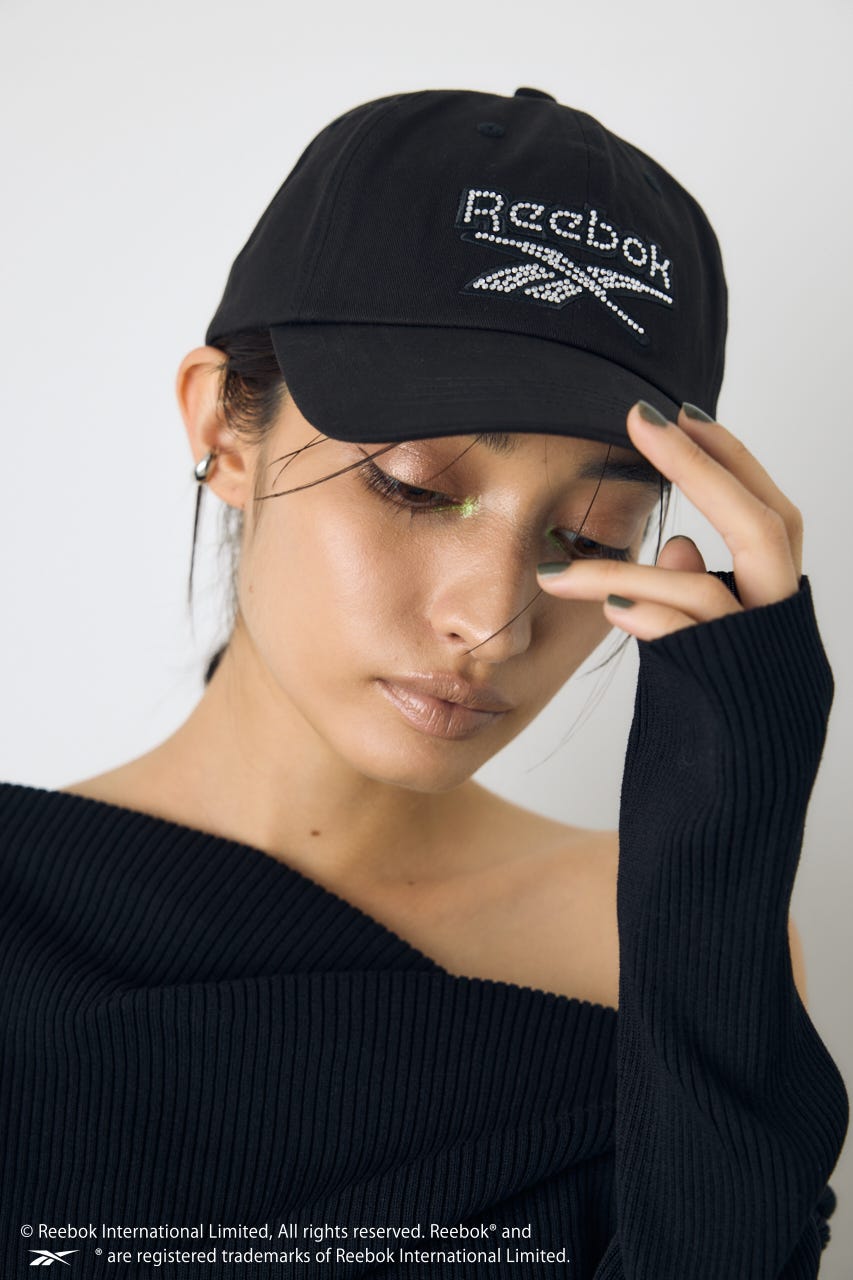 【REEBOK×AZUL】ラインストーンキャップ BLK FREE