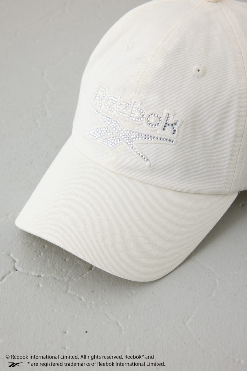 【REEBOK×AZUL】ラインストーンキャップ O/WHT FREE