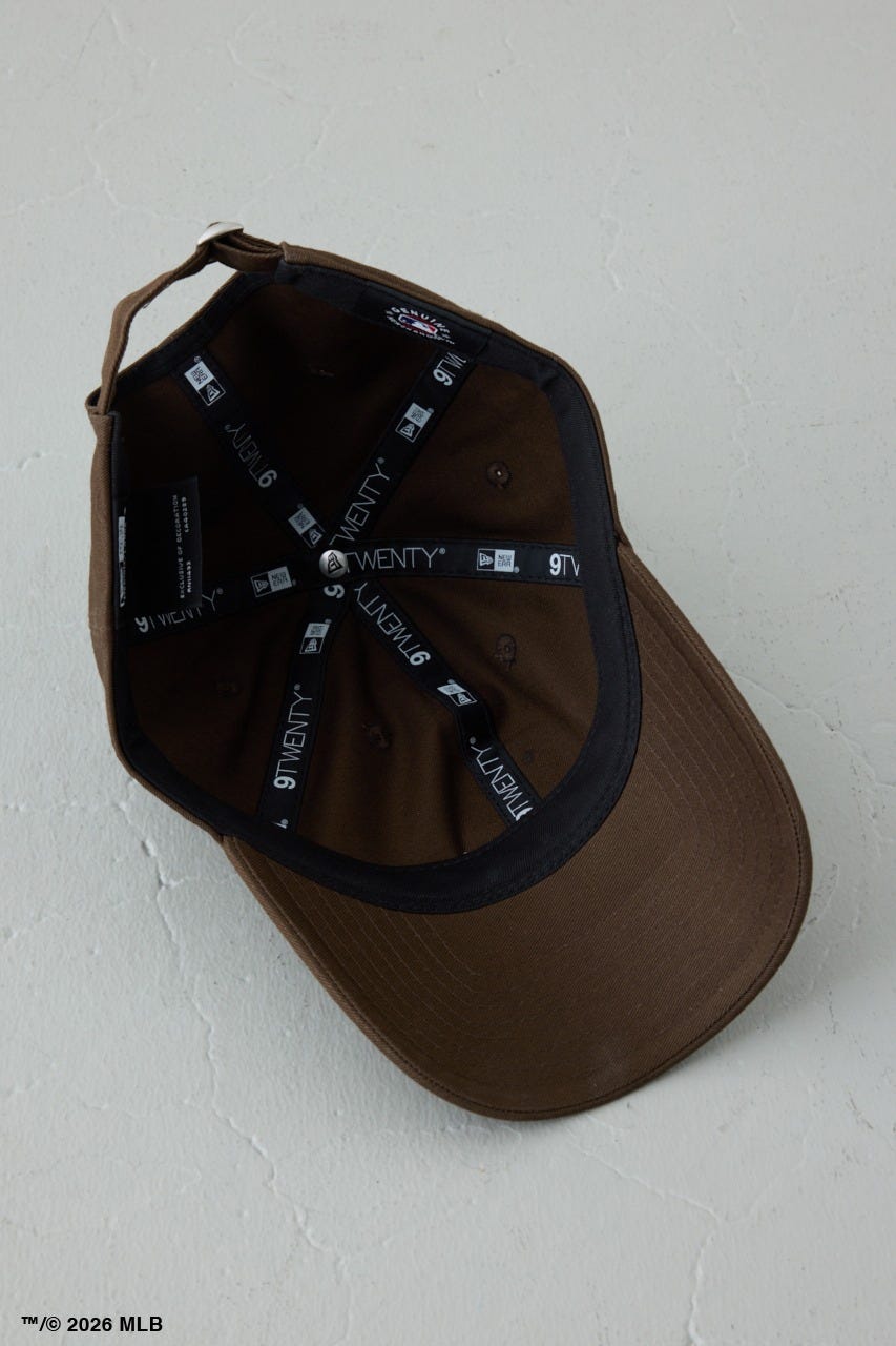 【NEW ERA×AZUL MLB】ストーンロゴキャップ BRN FREE