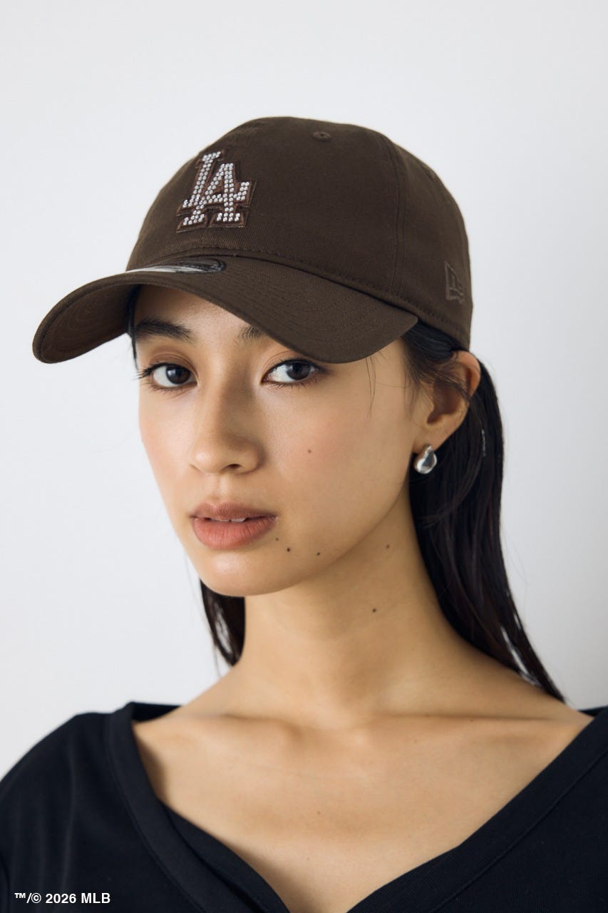【NEW ERA×AZUL MLB】ストーンロゴキャップ BRN FREE
