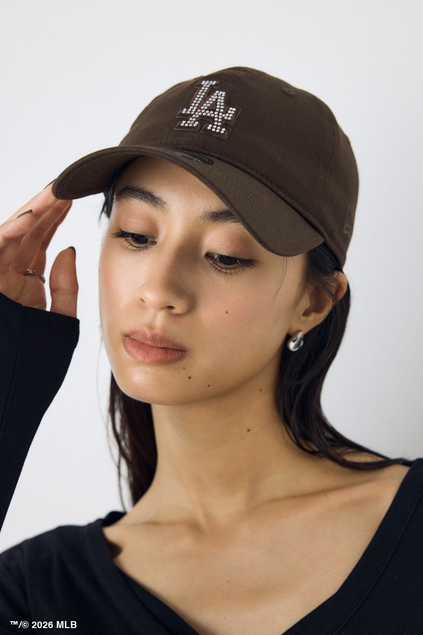 【NEW ERA×AZUL MLB】ストーンロゴキャップ BRN FREE