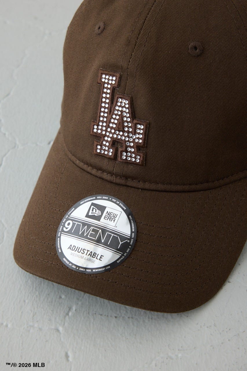 【NEW ERA×AZUL MLB】ストーンロゴキャップ BRN FREE