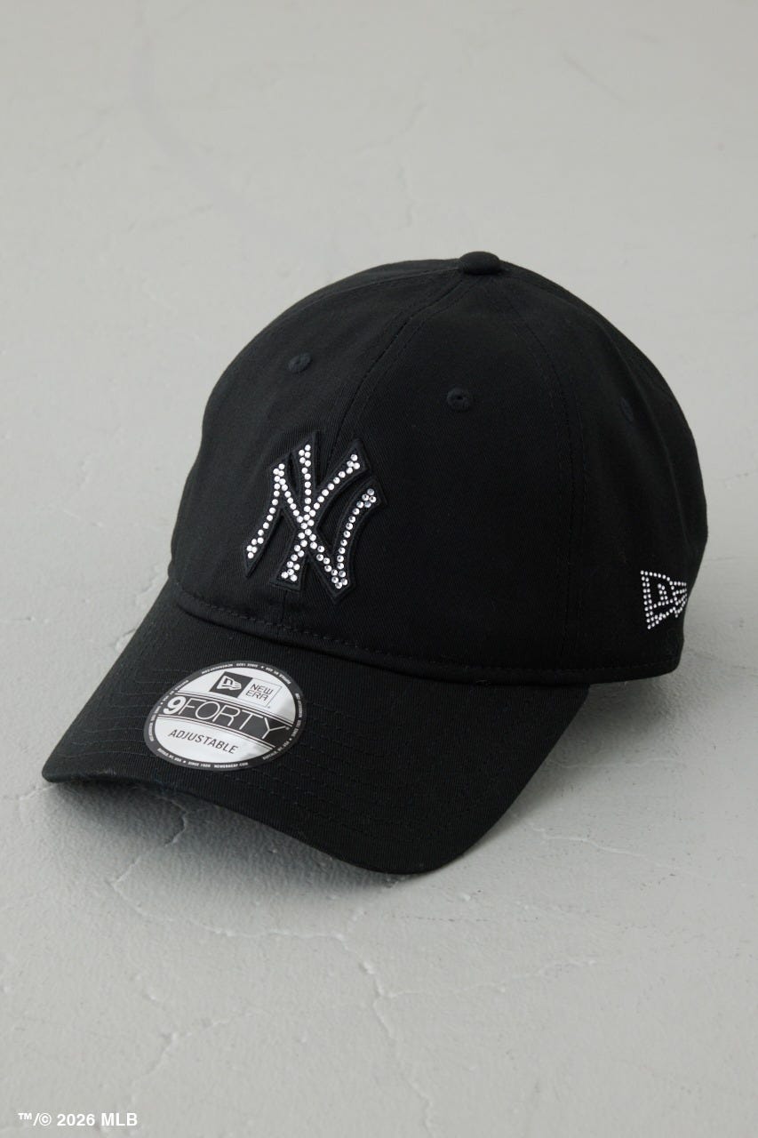 NEW ERA×AZUL MLBストーンロゴCAP BLK FREE