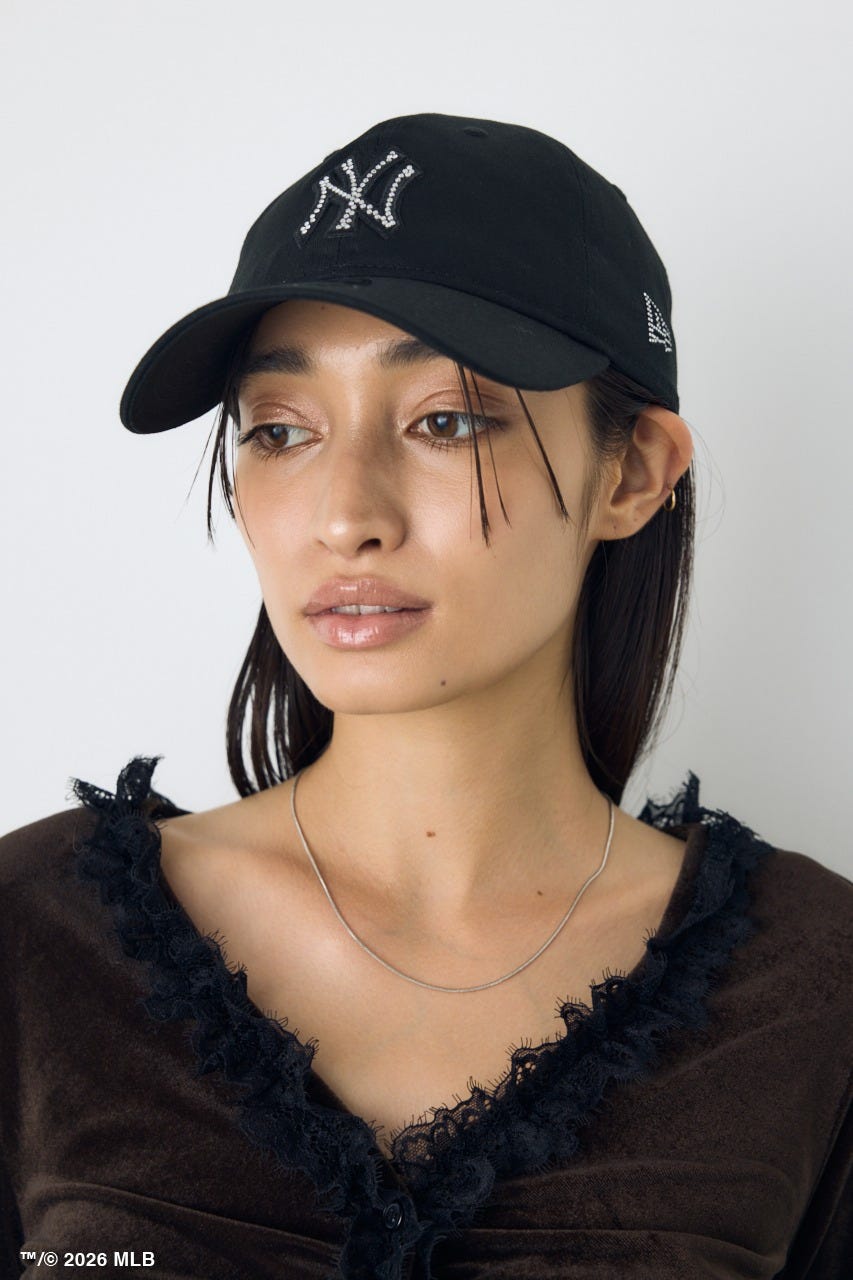 NEW ERA×AZUL MLBストーンロゴCAP BLK FREE