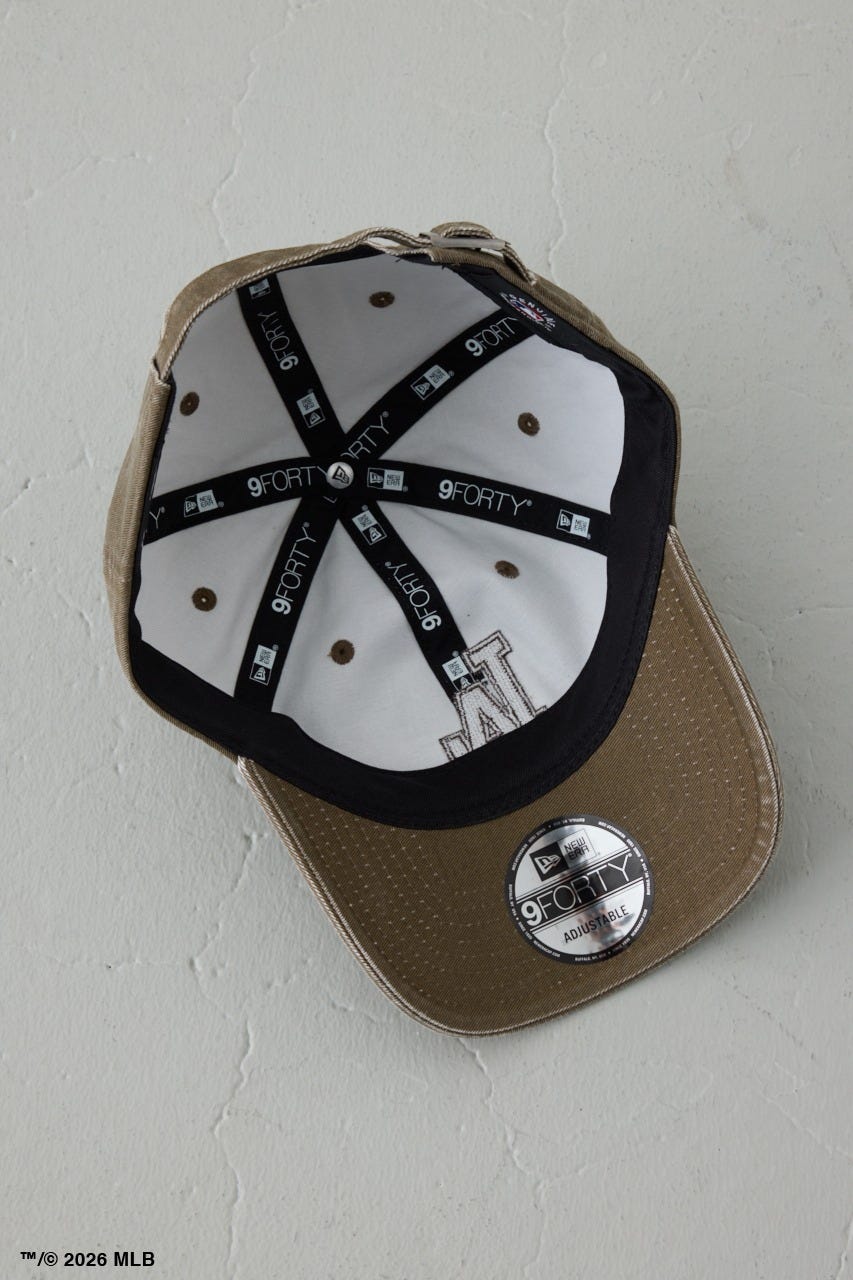 NEW ERA×AZUL MLBストーンロゴCAP BRN FREE