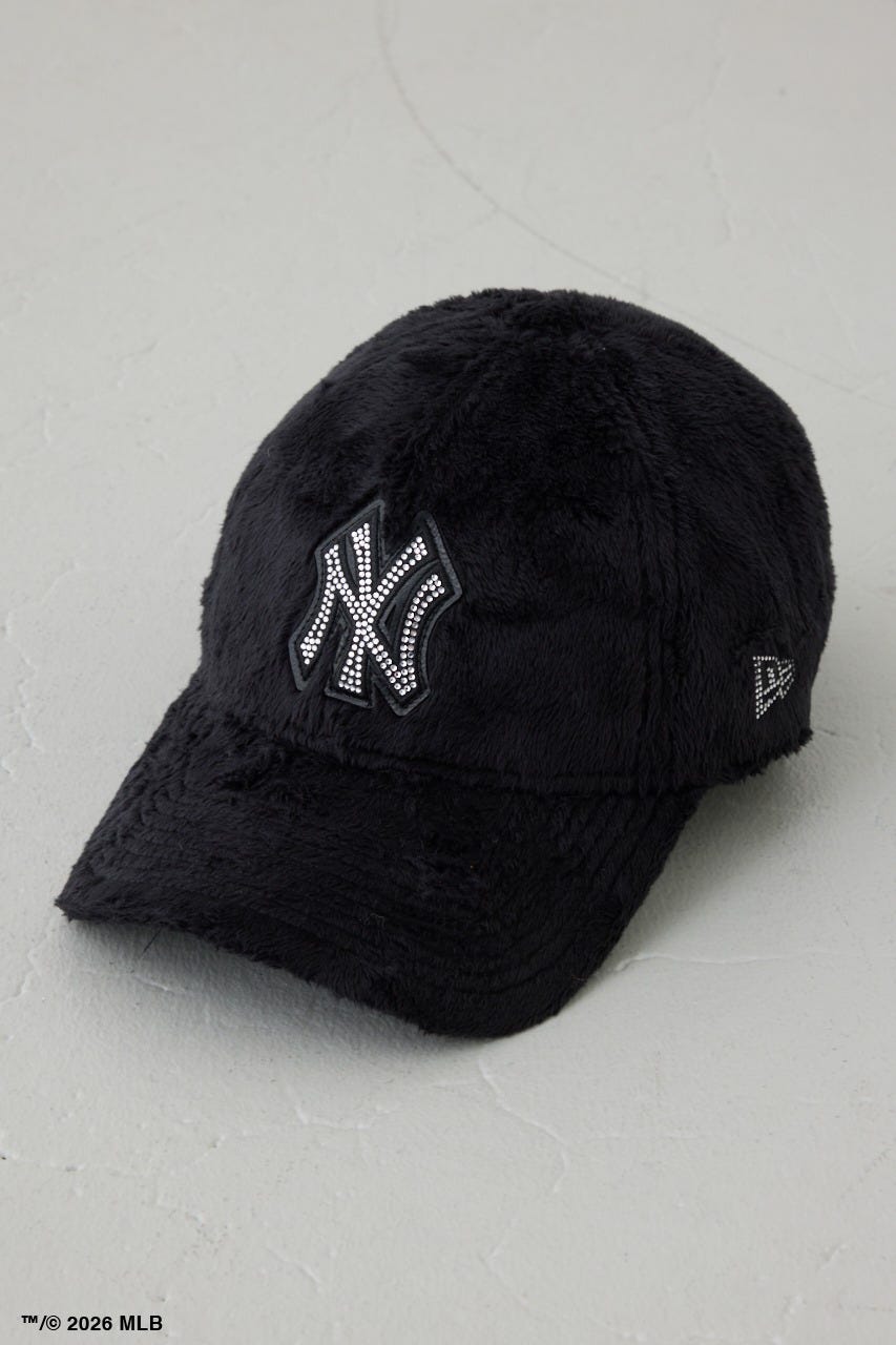 NEW ERA×AZUL MLBストーンロゴファーCAP BLK FREE
