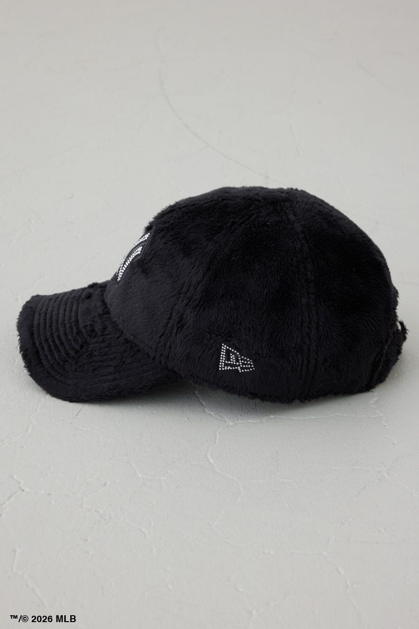 NEW ERA×AZUL MLBストーンロゴファーCAP BLK FREE