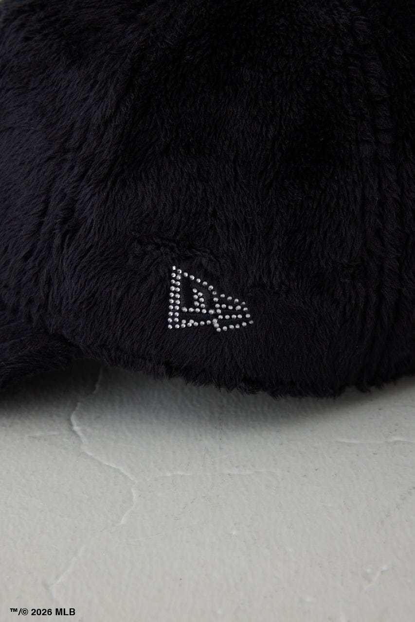 NEW ERA×AZUL MLBストーンロゴファーCAP BLK FREE