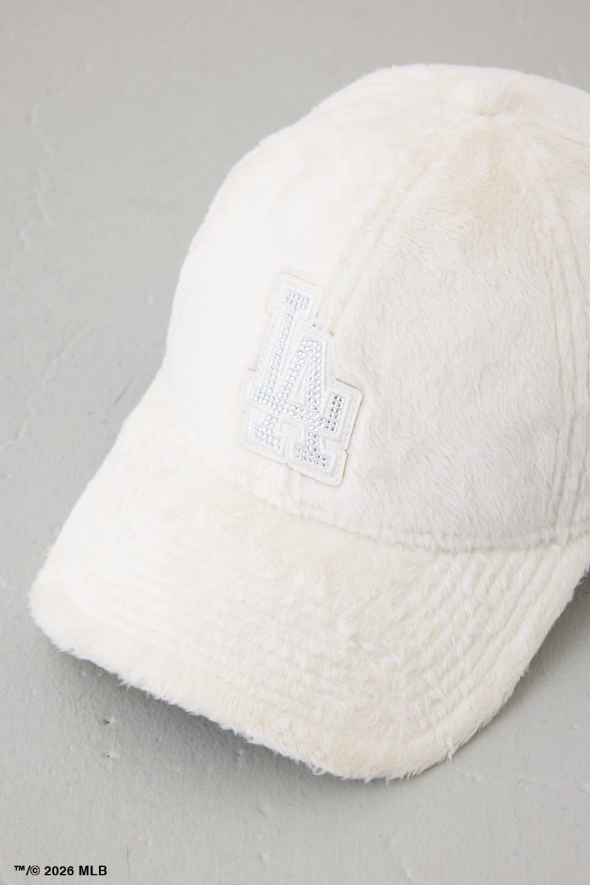NEW ERA×AZUL MLBストーンロゴファーCAP WHT FREE