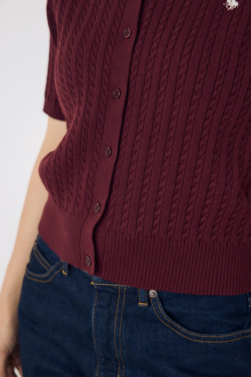 ＜先行予約＞【POLO BCS×AZUL】ダブルカラーニット BRD FREE