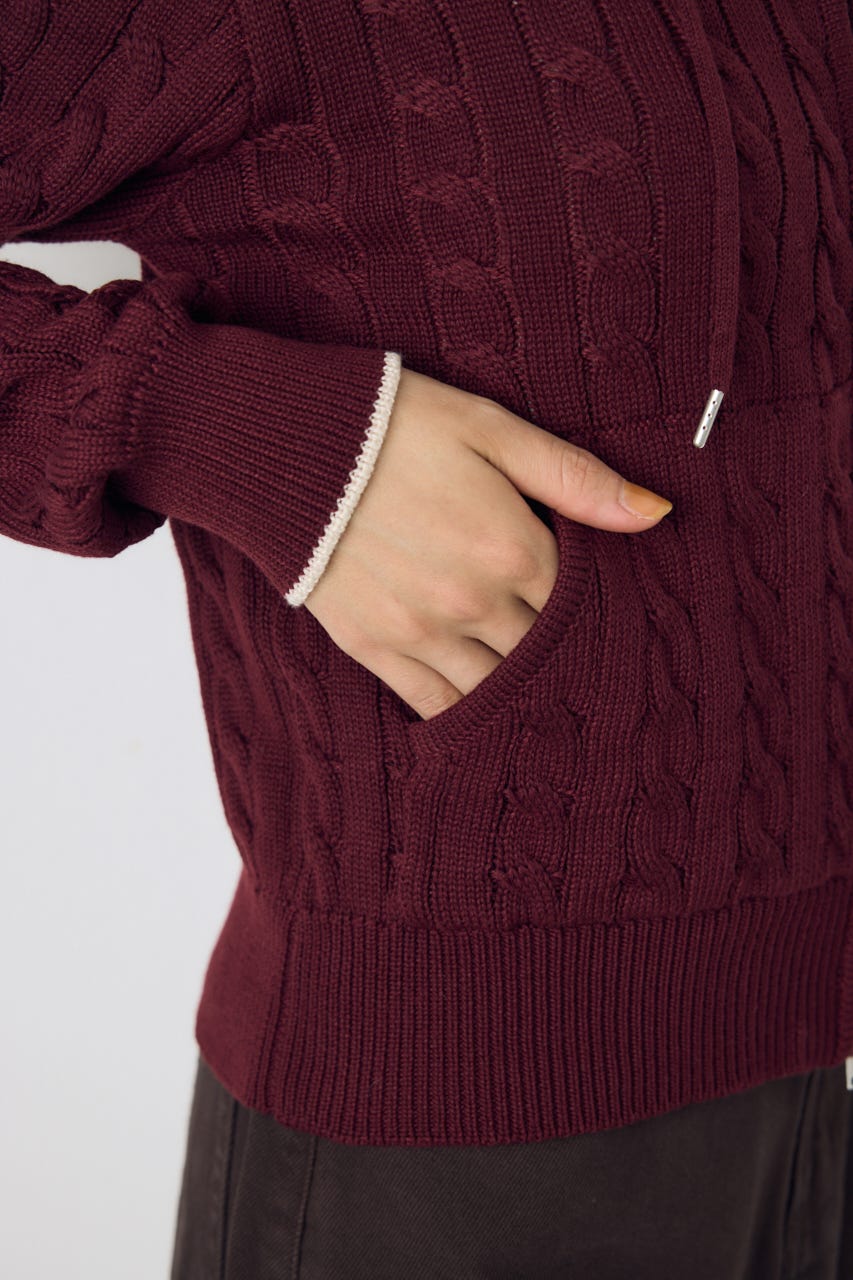 <先行予約>【POLO BCS×AZUL】ニットパーカー BRD FREE