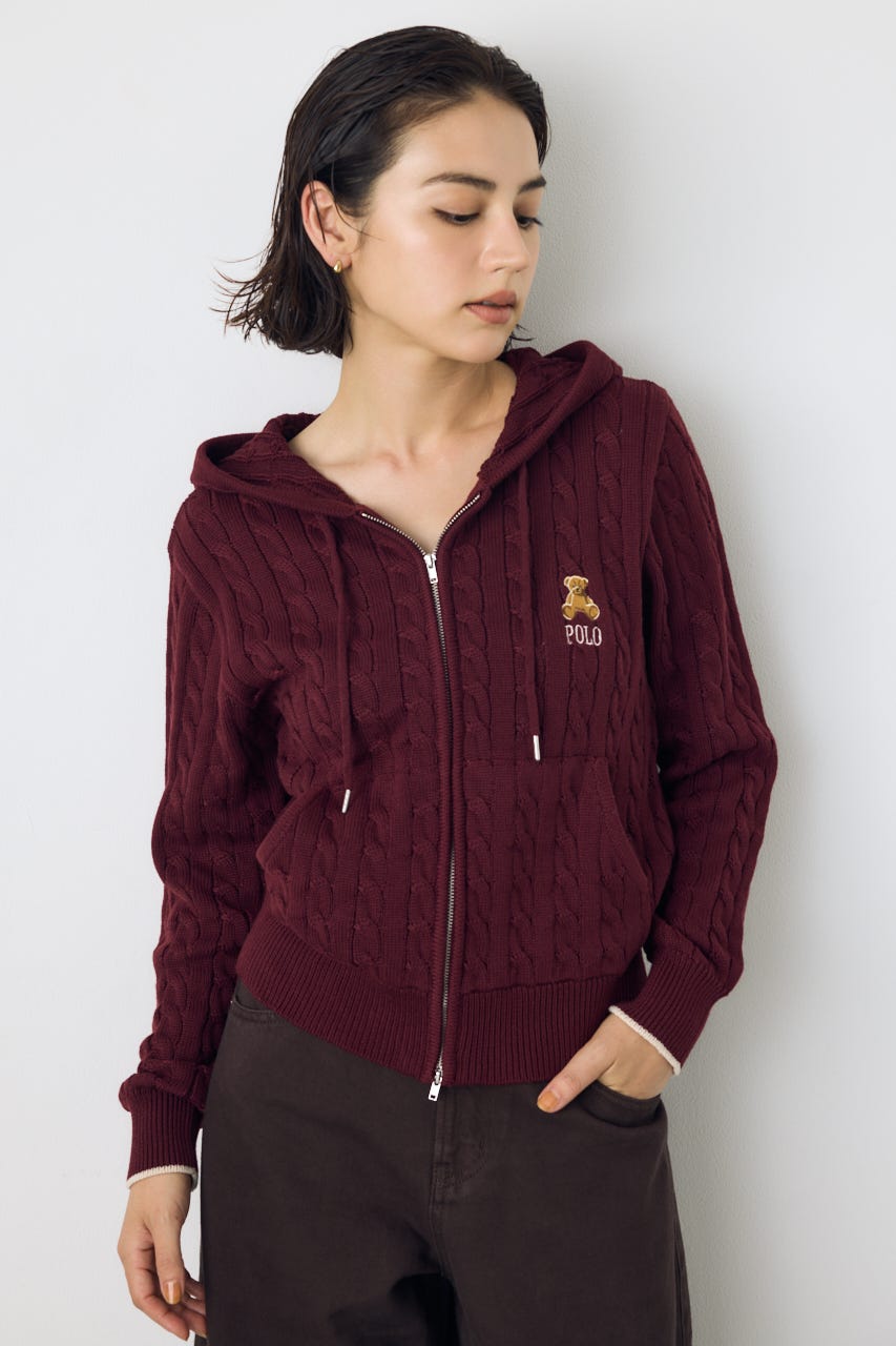 <先行予約>【POLO BCS×AZUL】ニットパーカー BRD FREE
